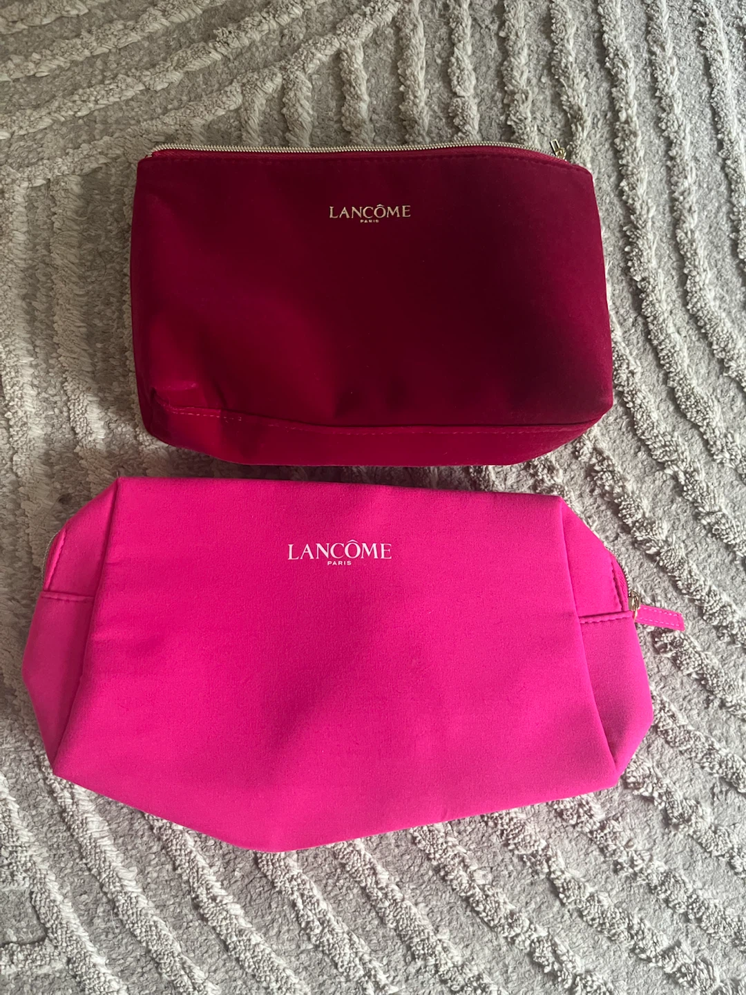 Lancôme Suede makeup Cosmetic Bags