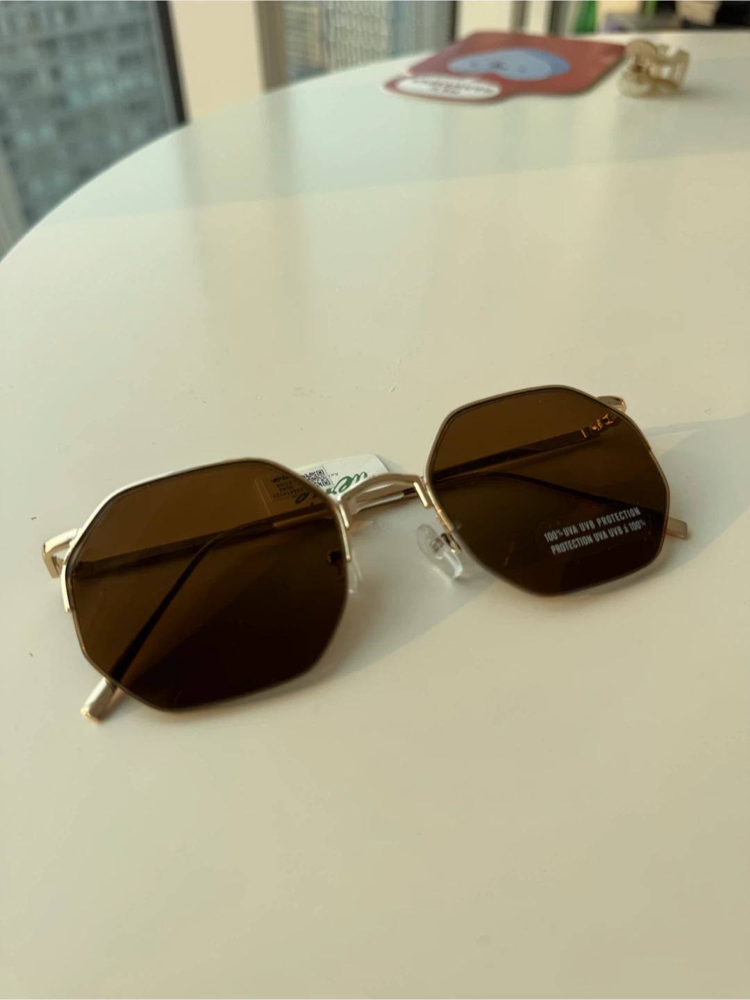 🕶️ New Hexagon Sunglasses – UV400 Protection - photo 3