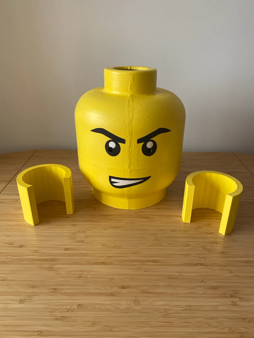 Wearable Lego Head Costume - For Adults