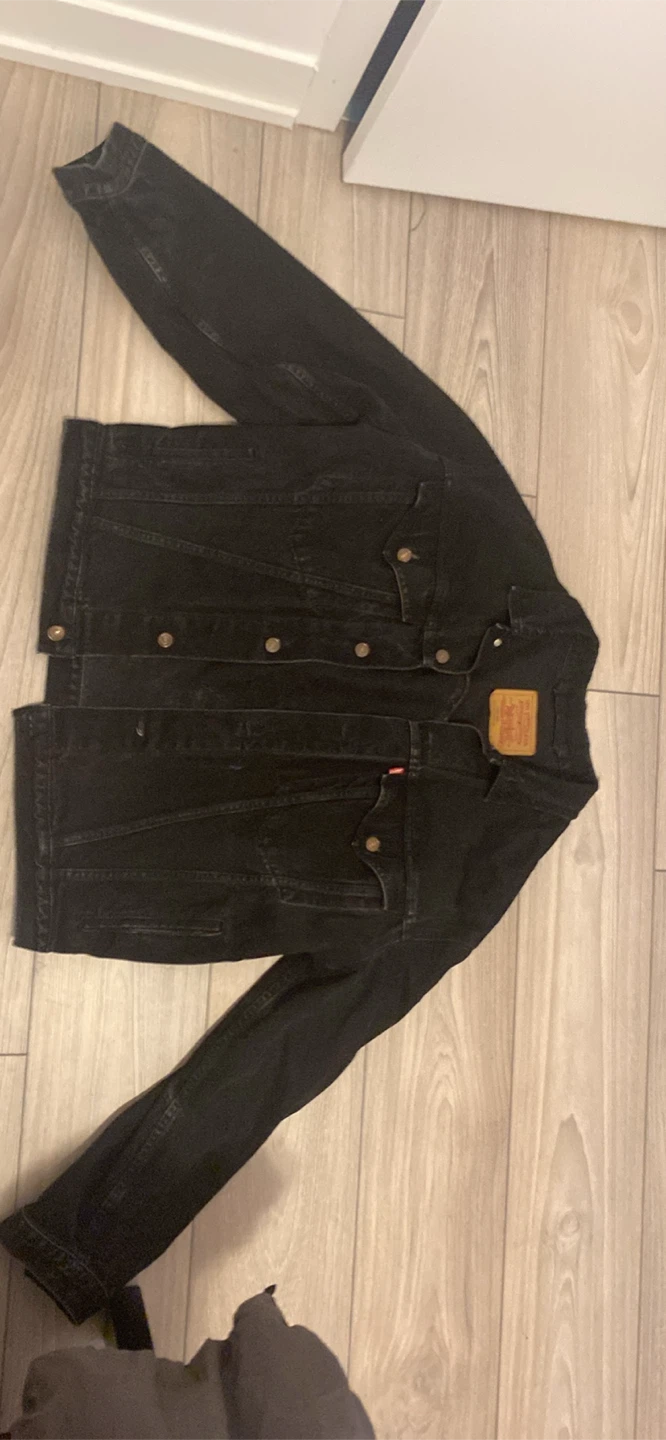Levi's Black Denim Trucker Jacket