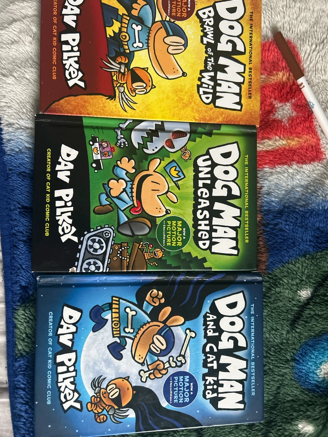 Dog Man Books by Dav Pilkey - Set of 3