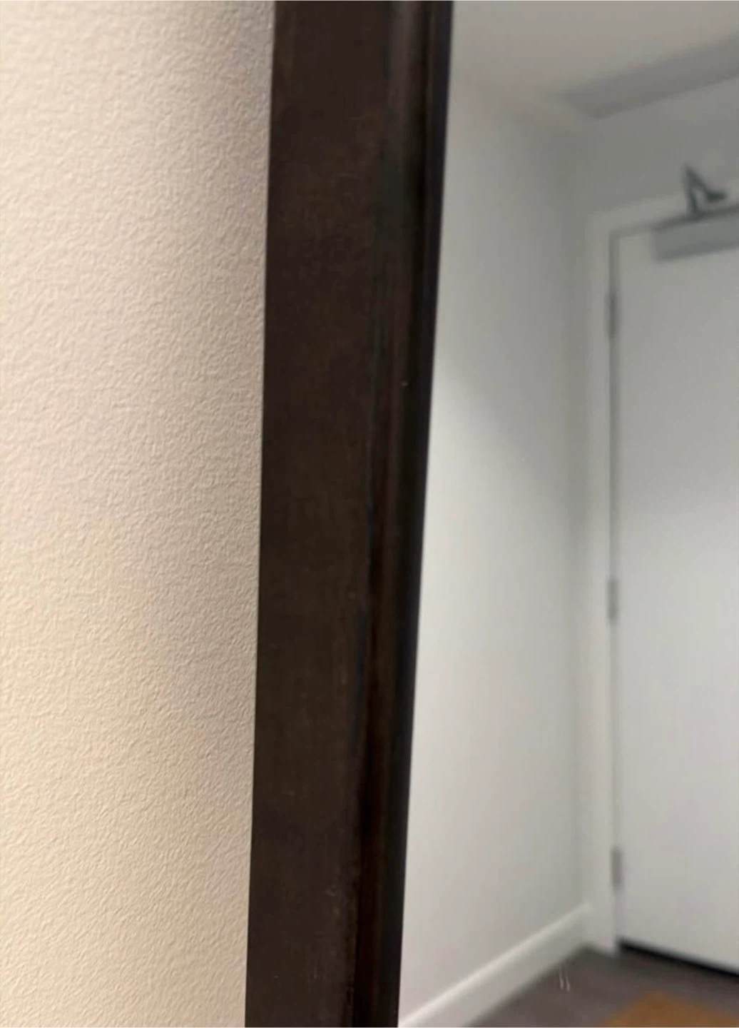 Wooden framed mirror - photo 2