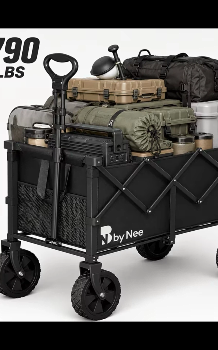 Black Folding Wagon by Nee - photo 2