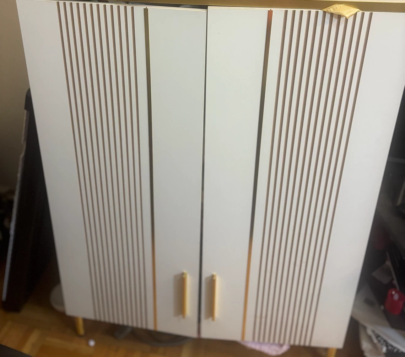 White and Gold Cabinet - photo 2