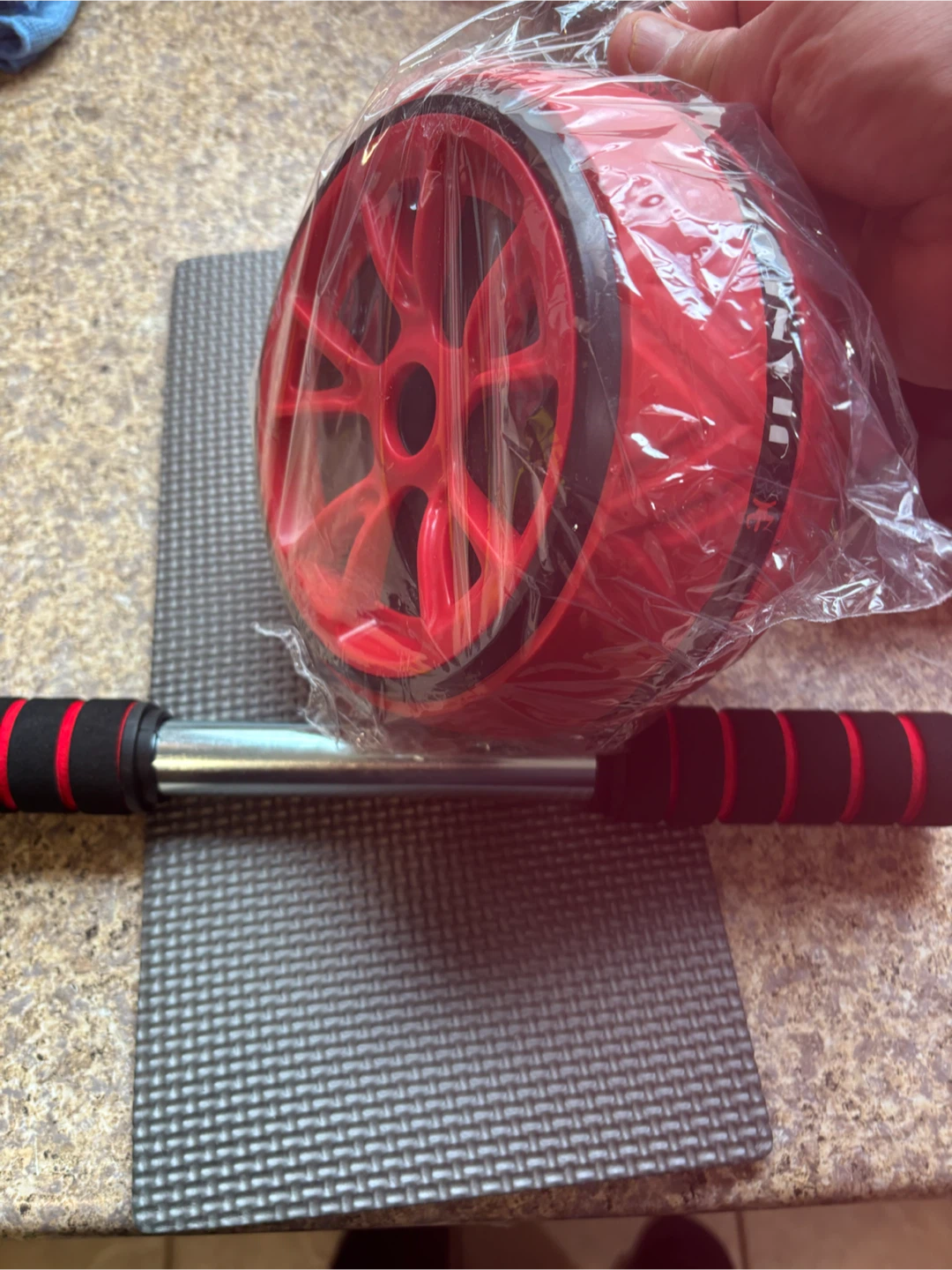 NEW Premium Ab Roller Wheel Set -  (with Mat)