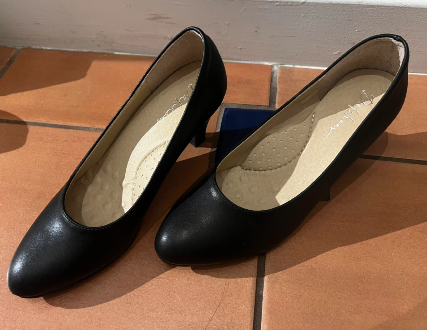 Black heels