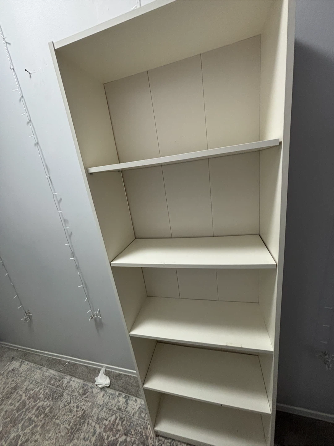 White Tall Bookshelf