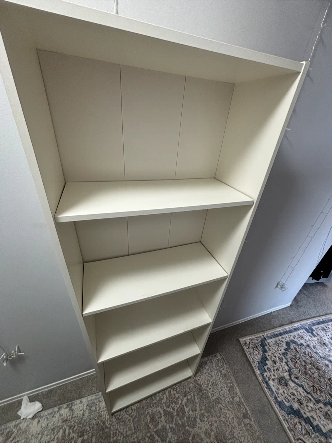 White Tall Bookshelf - photo 3