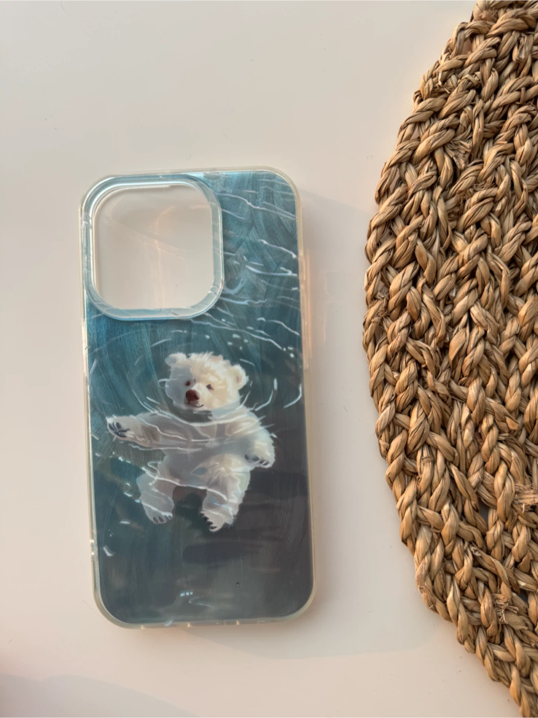 Cute Polar Bear iPhone 15 Pro Case – New