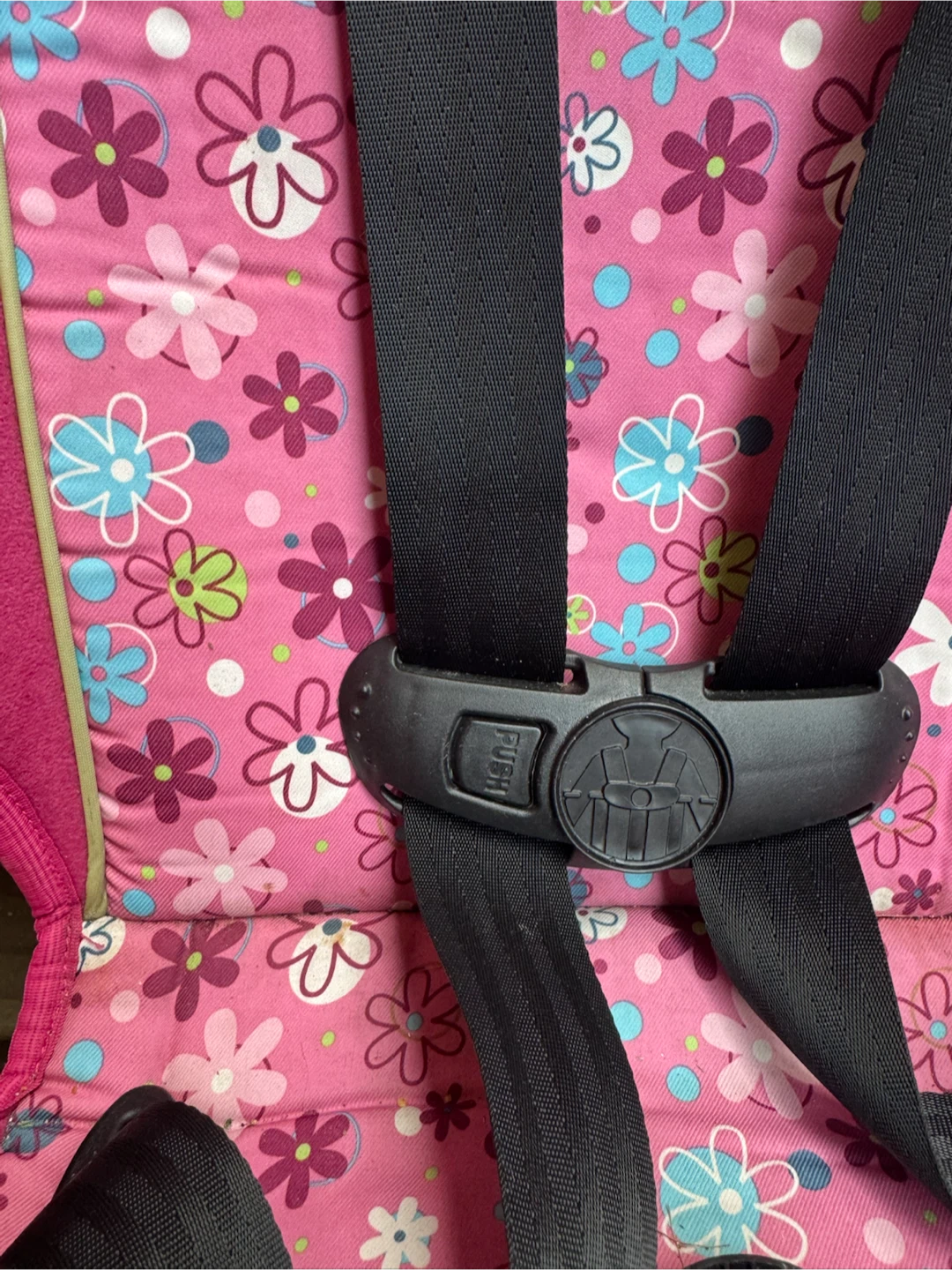 Cosco Pink Floral Child Car Seat - photo 2