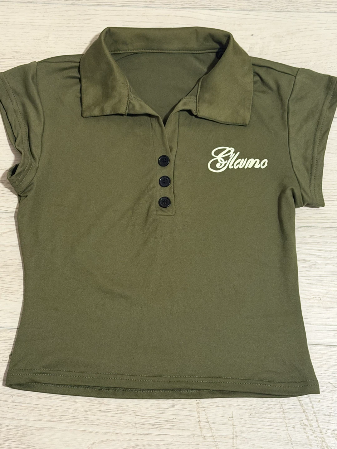 Glcamo Green Polo Shirt