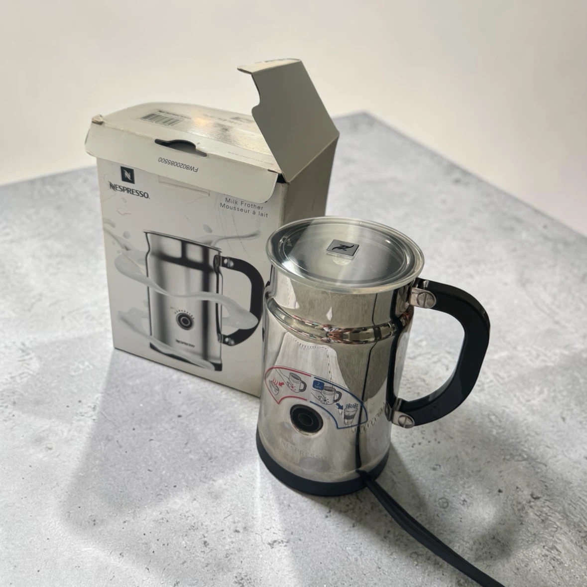 Nespresso Aeroccino Milk Frother Stainless