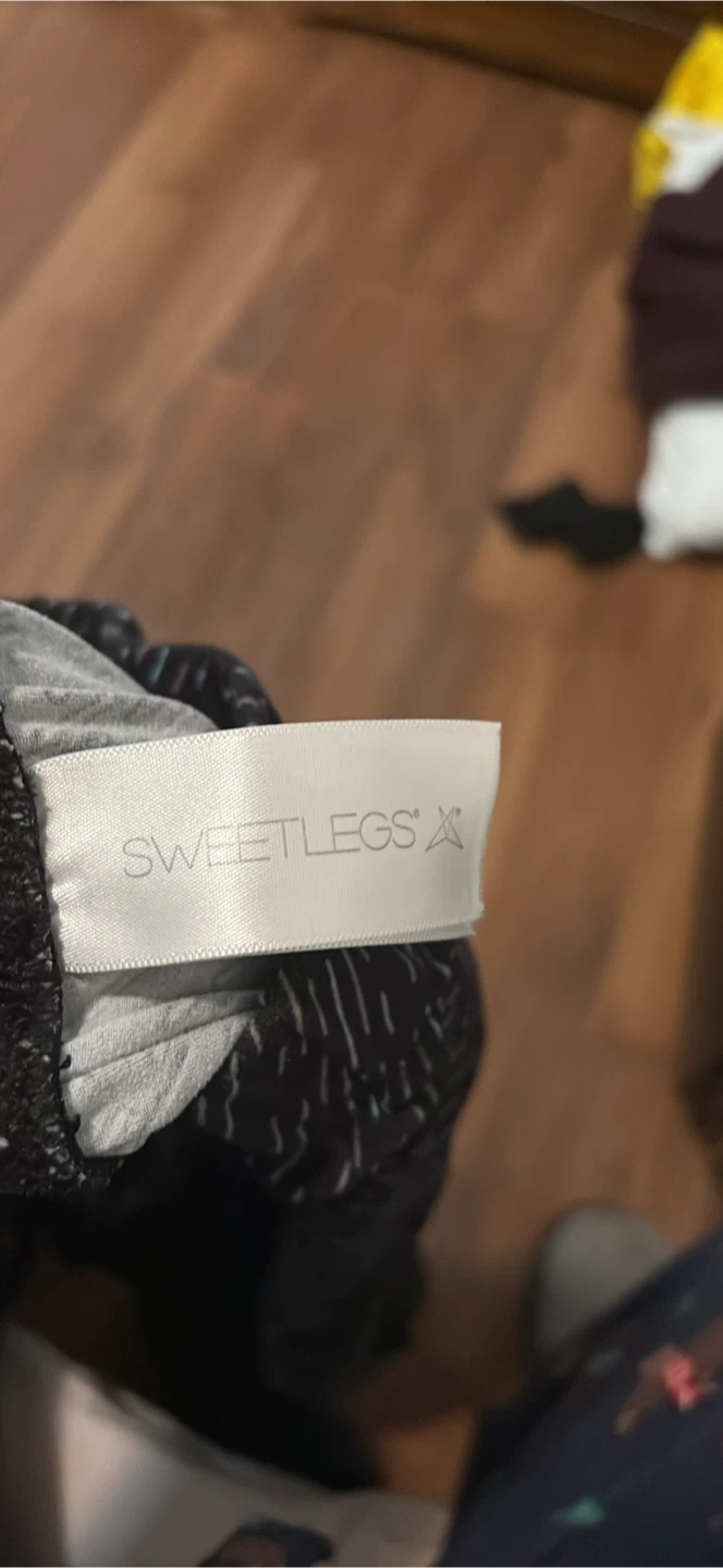 SweetLegs Black White Patterned Leggings - photo 2