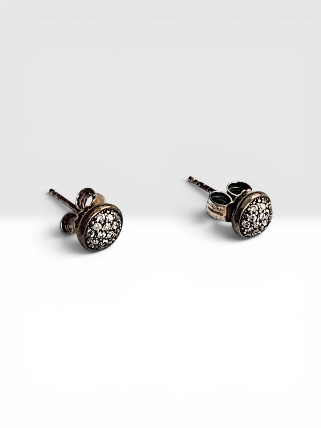 Pandora Stud Earrings with Clear Cubic Zirconia - photo 2