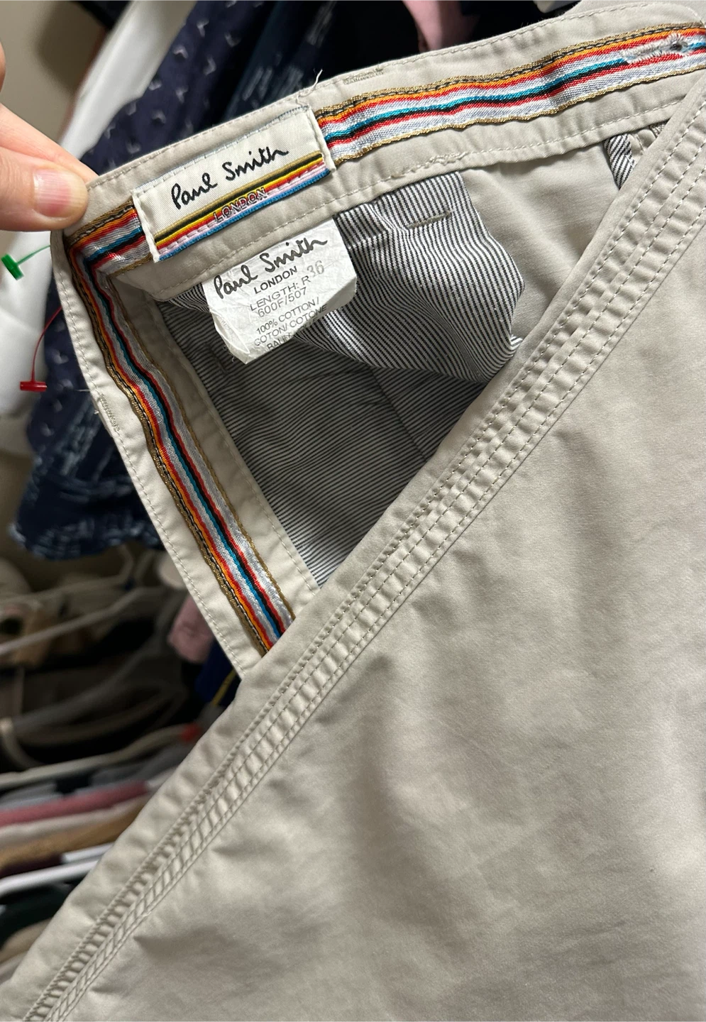 Men's Paul Smith London 100% Cotton pants - photo 2
