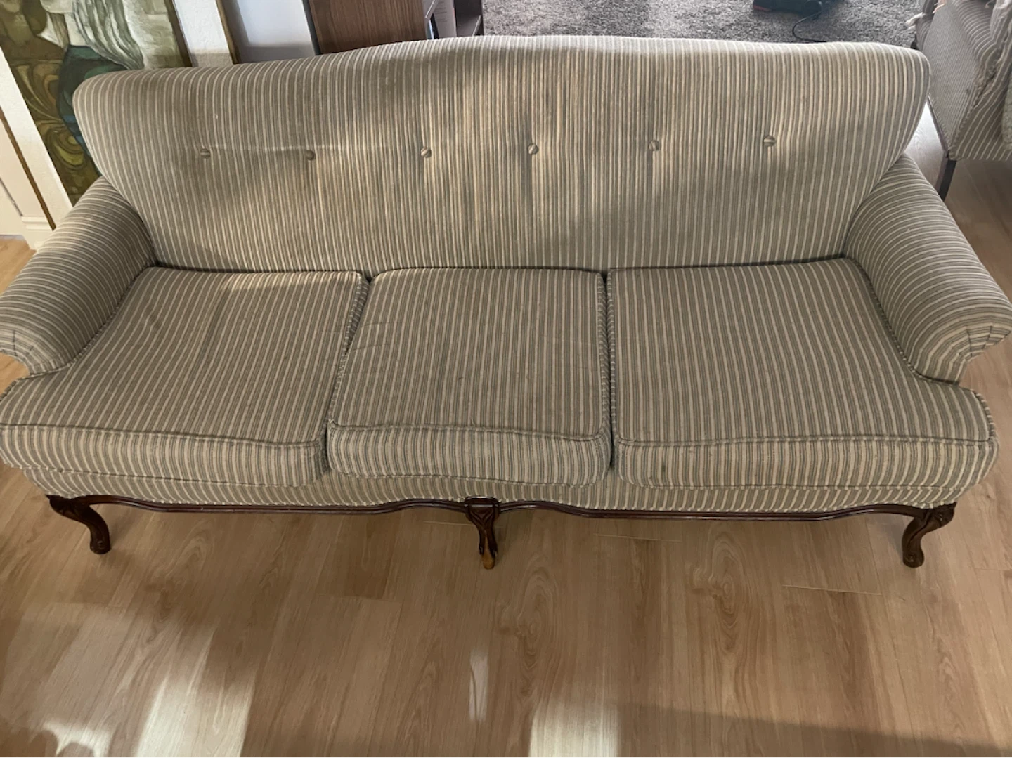 Antique 3 seat sofa