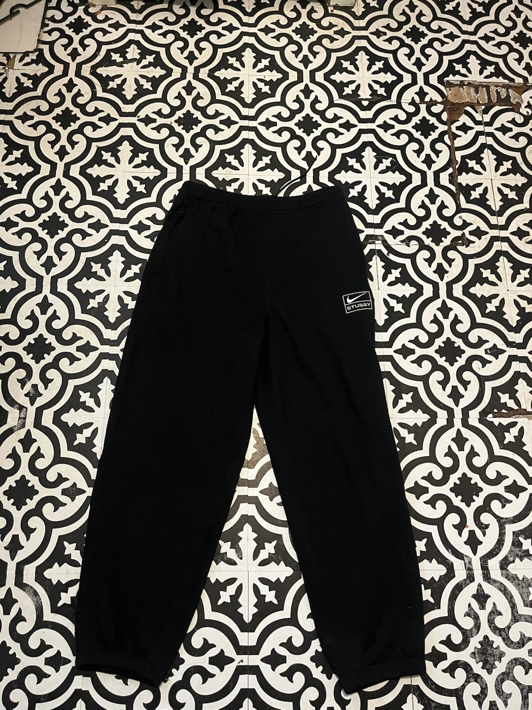 Nike x Stussy Black Sweatpants