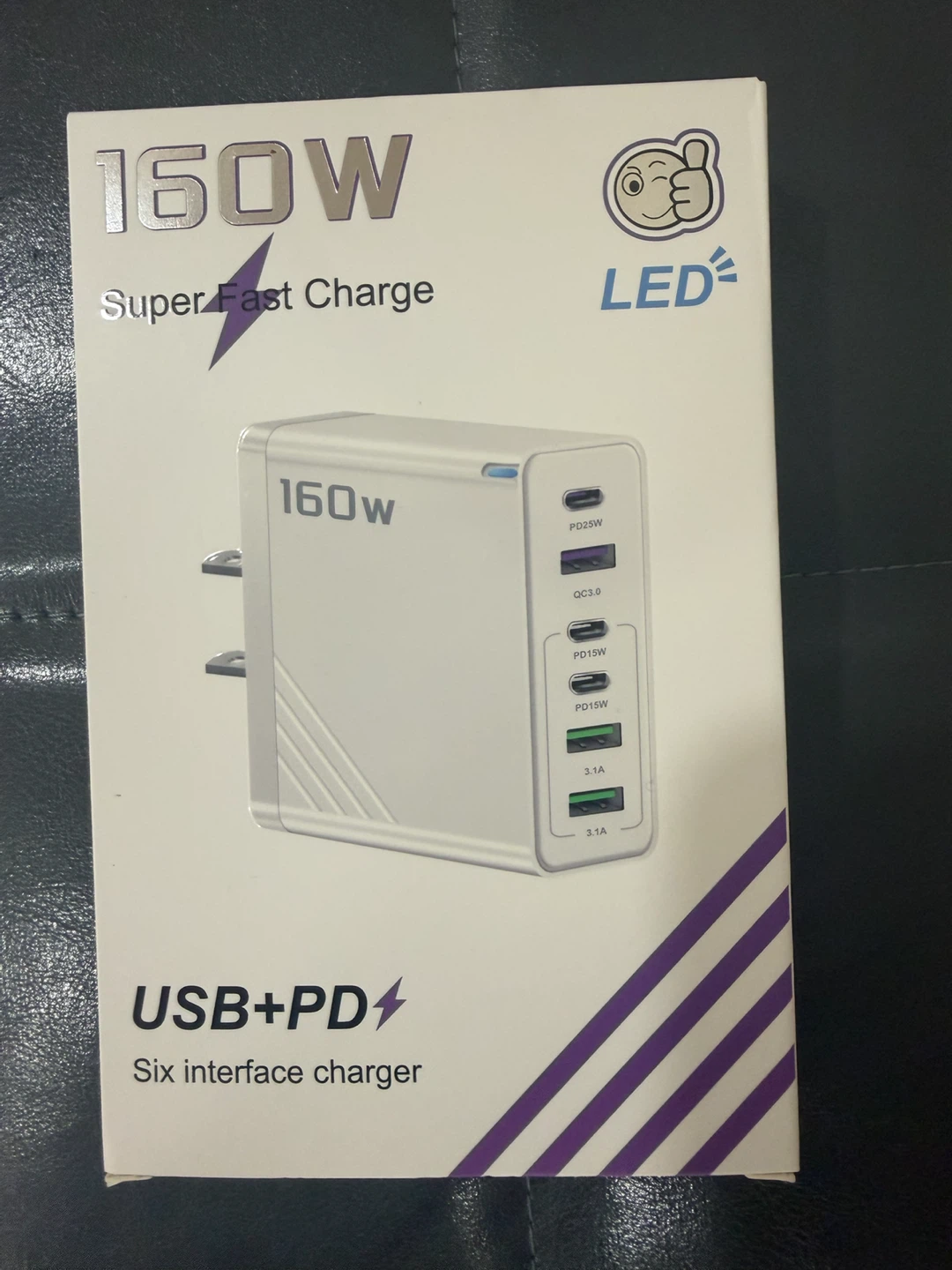 160W USB+PD Six Interface Charger - photo 2