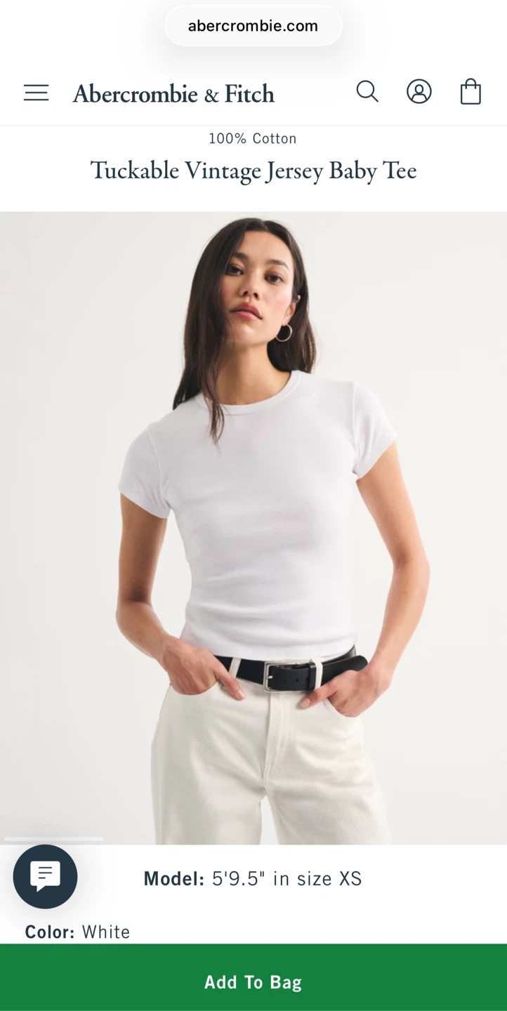 Basic white t-shirt