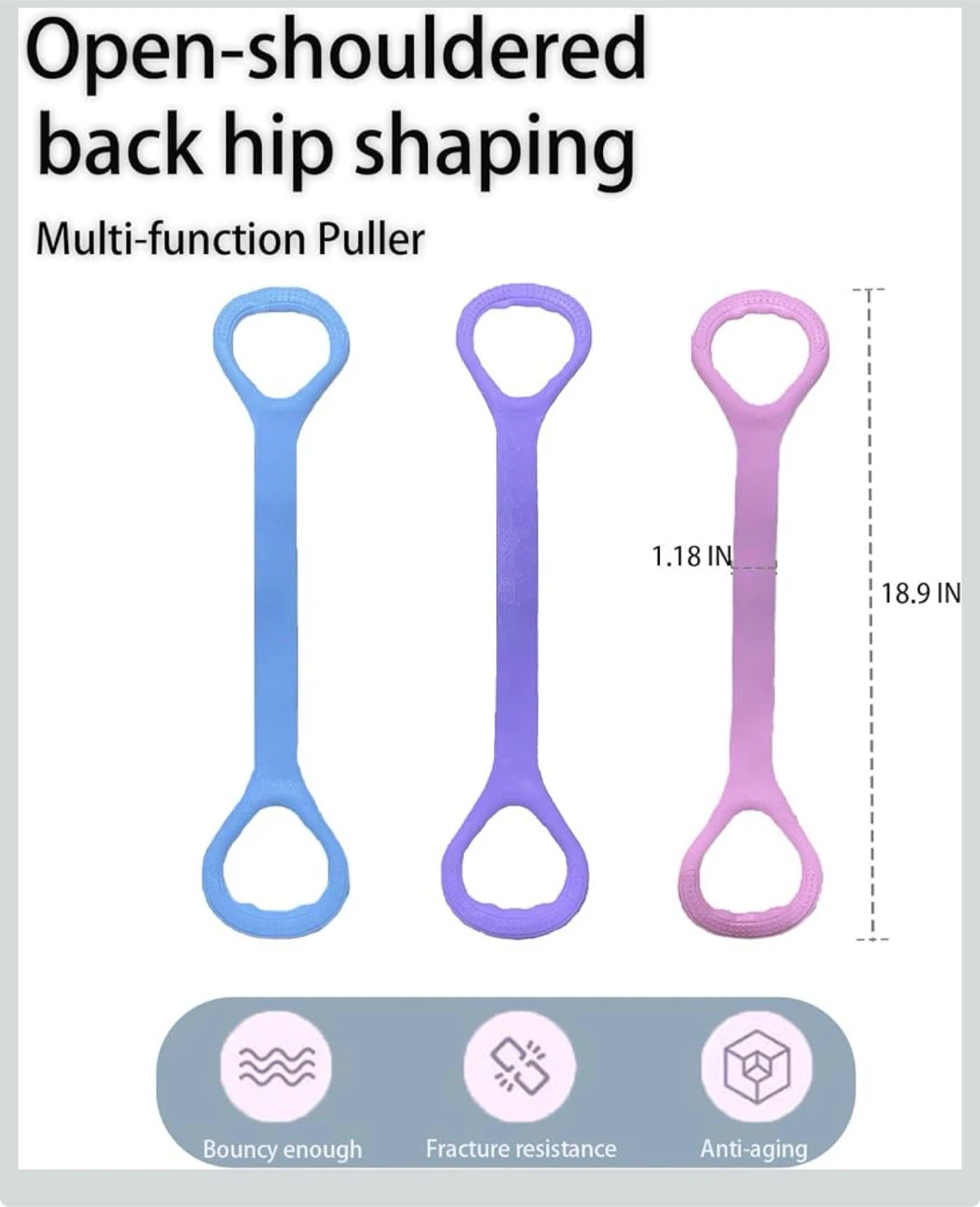 Multi-function Puller Resistance Band for Back and Hip Shaping - photo 3