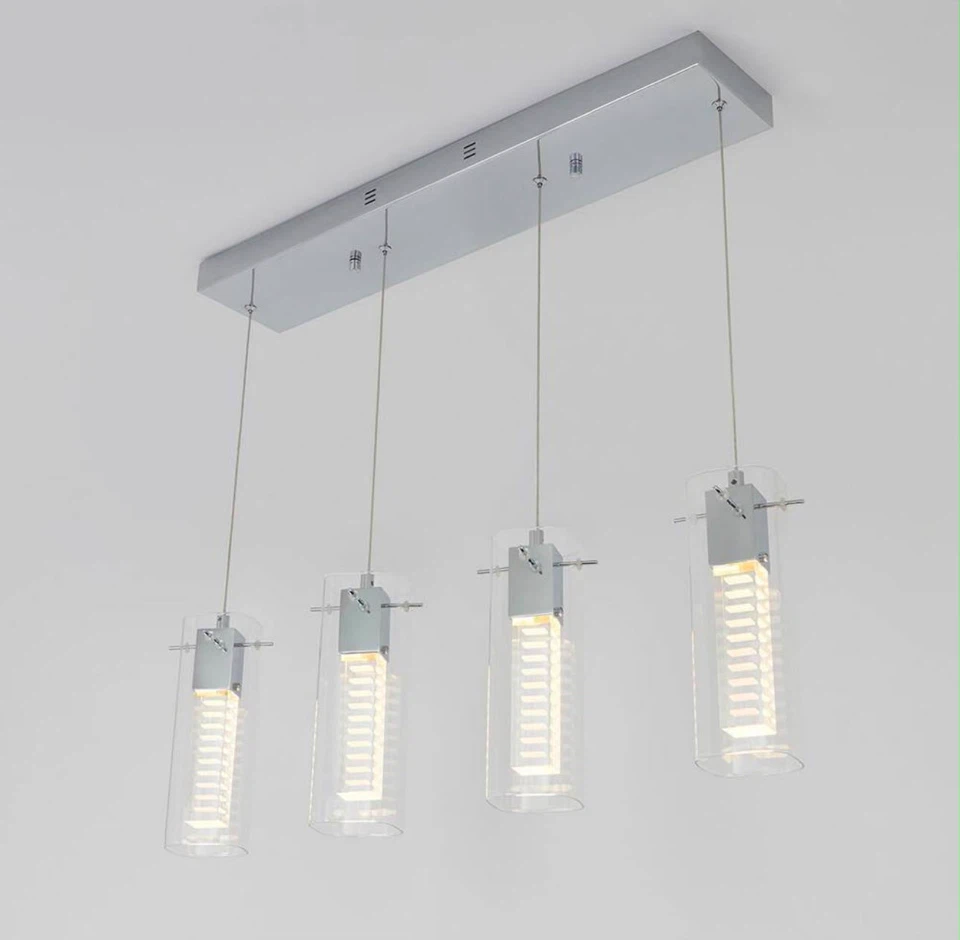 Modern 4-Light Pendant Chandelier