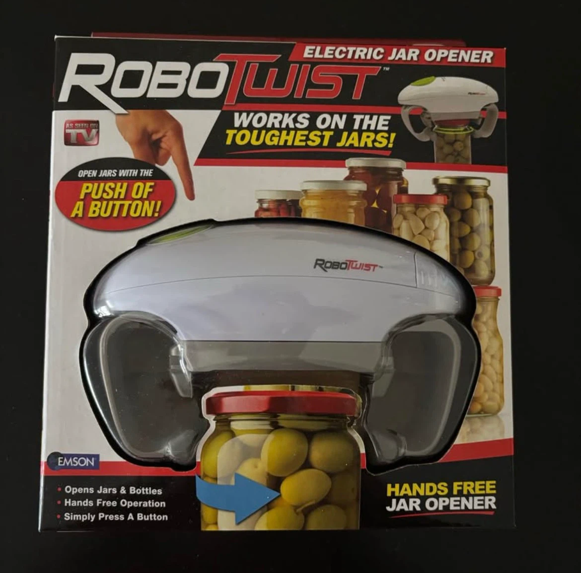 RoboTwist Electric Jar Opener 2pcs
