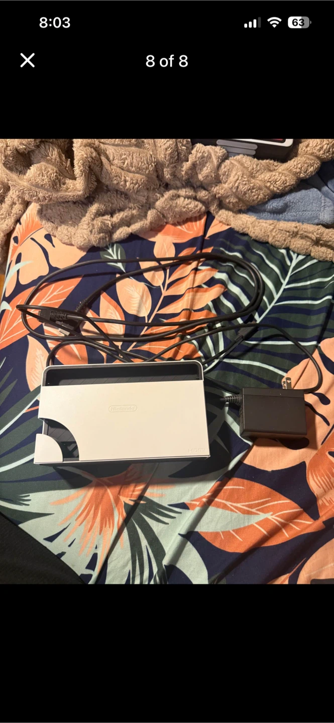 Nintendo Switch OLED Model with Games and Accessories