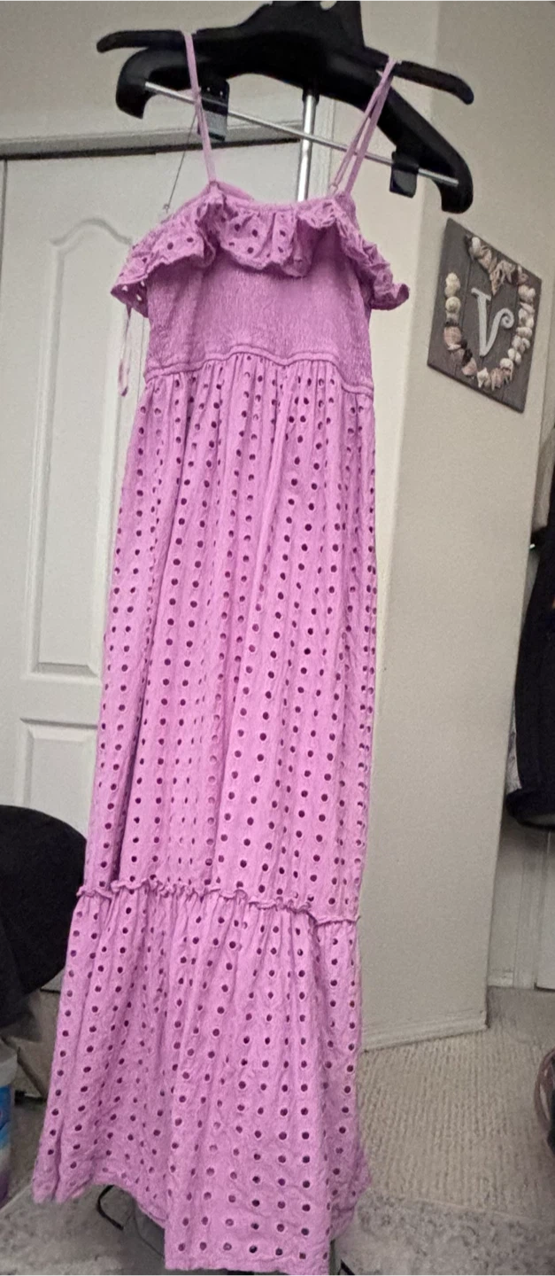 Sincerely Jules Pink Broderie Maxi Dress - photo 4