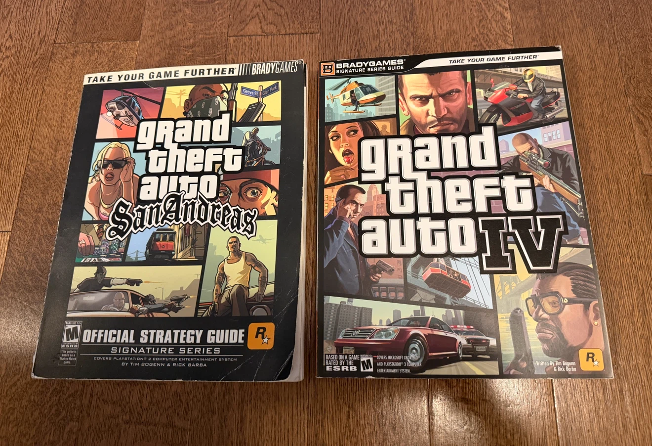 Grand Theft Auto Official Strategy Guides (San Andreas & IV)