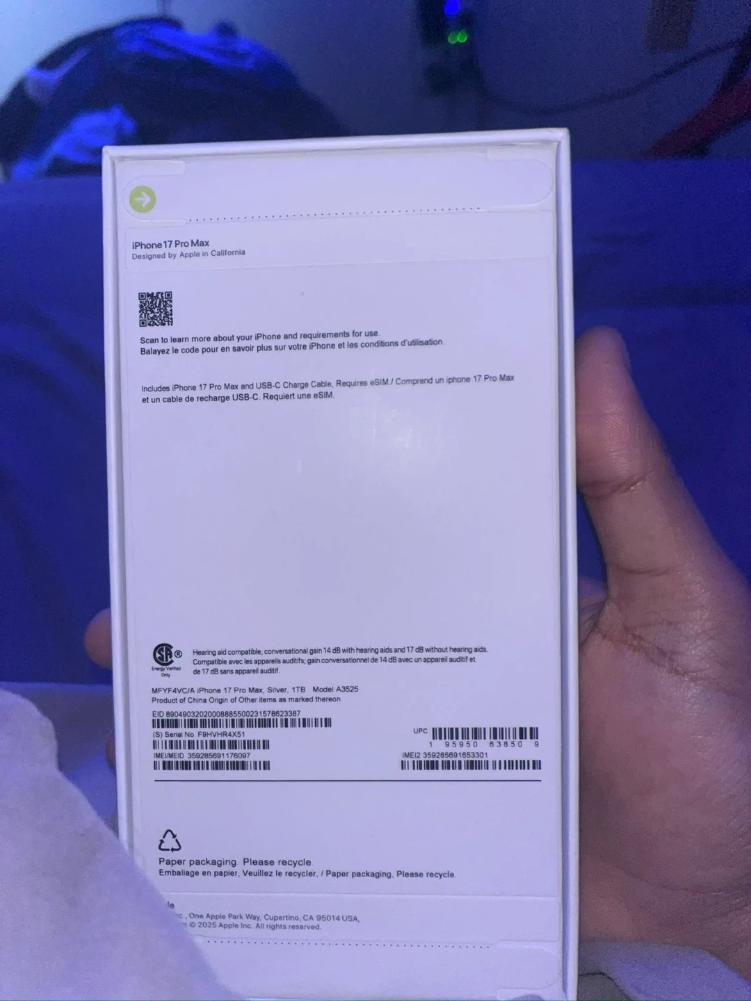 I phone 17 1TB - photo 2
