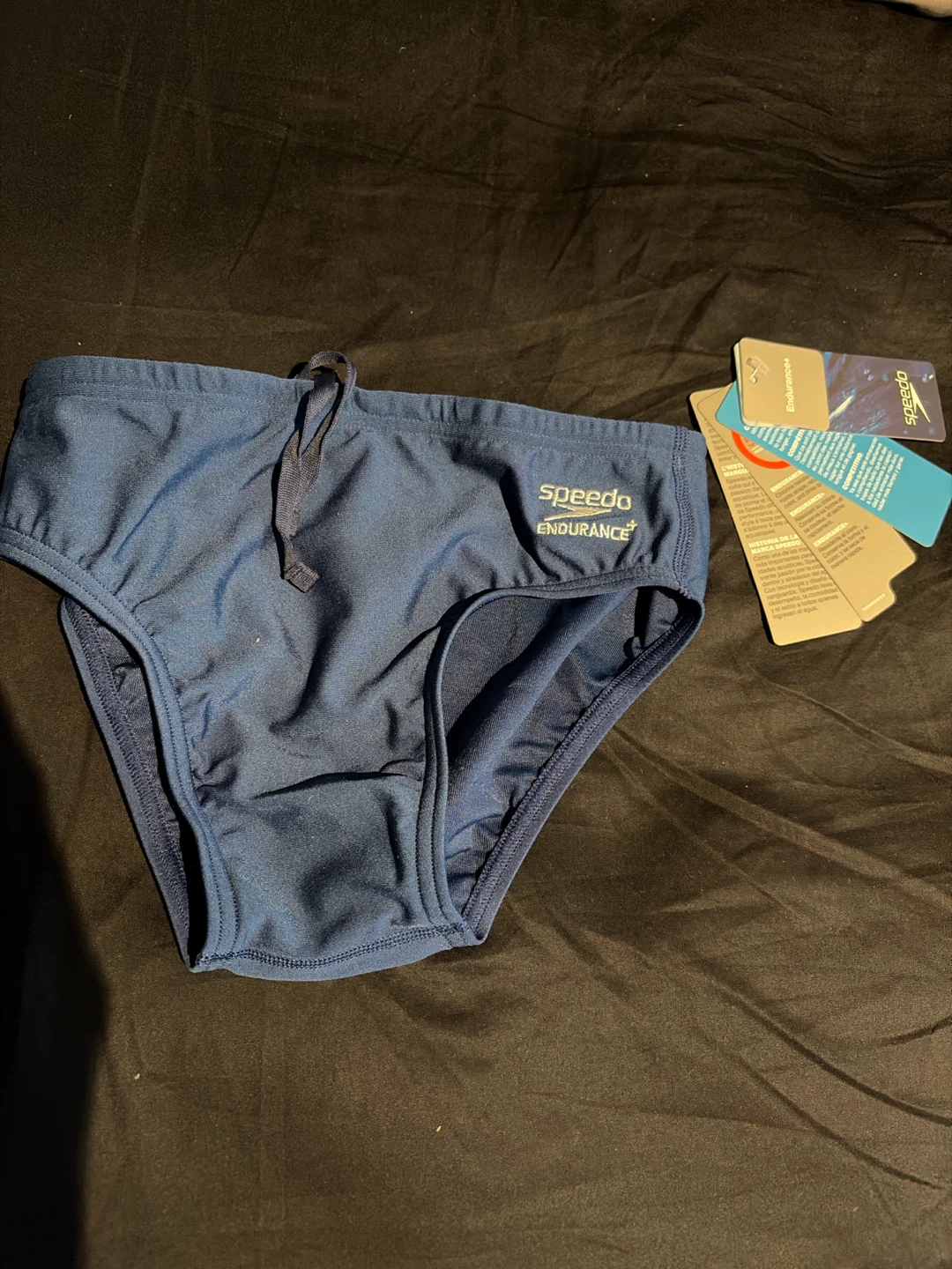 Speedo Endurance Swim Trunks/ Brief- Navy Blue
