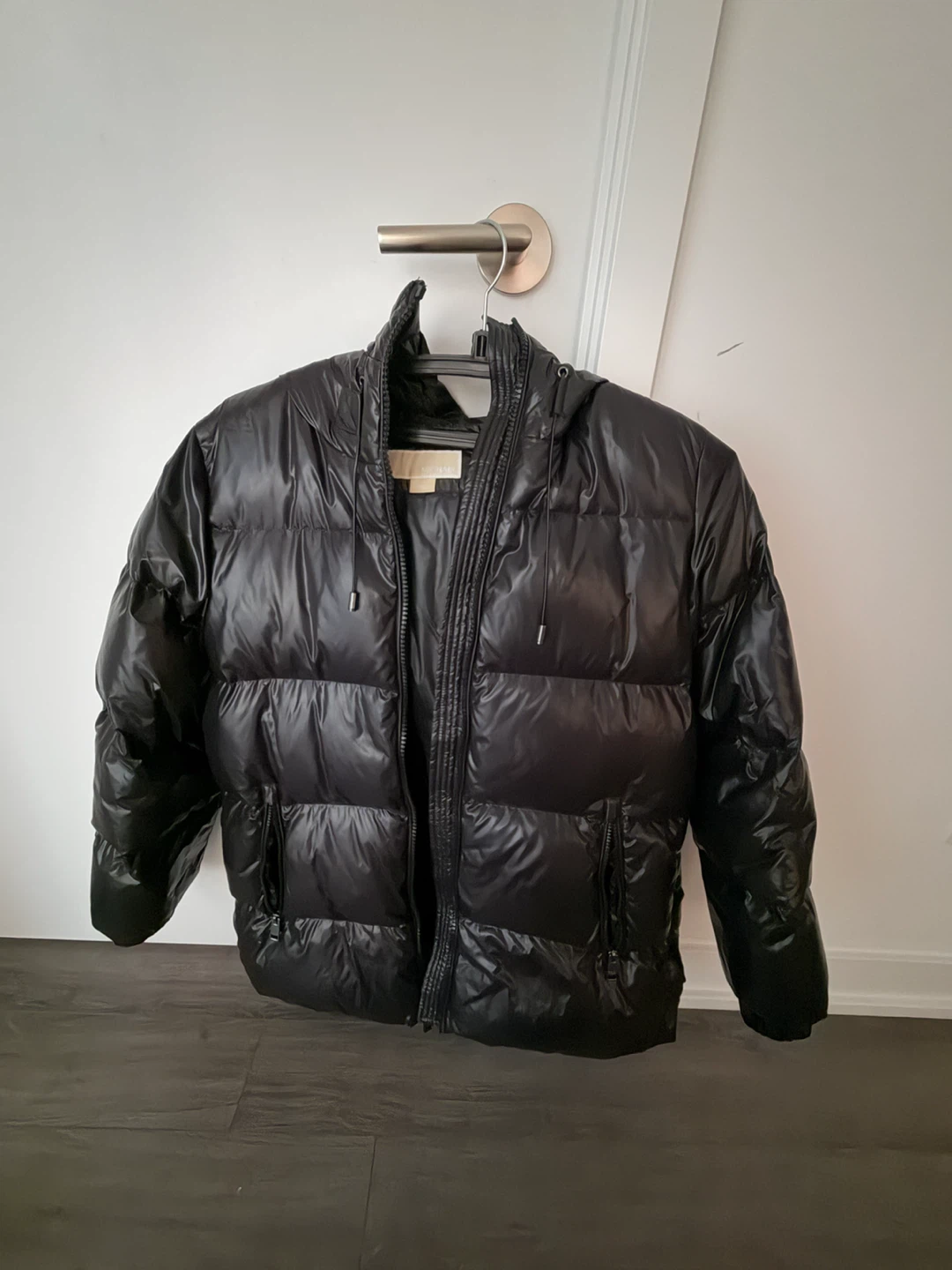 Michael Kors Women’s Hooded Puffer Jacket - Black - Size Medium - photo 2