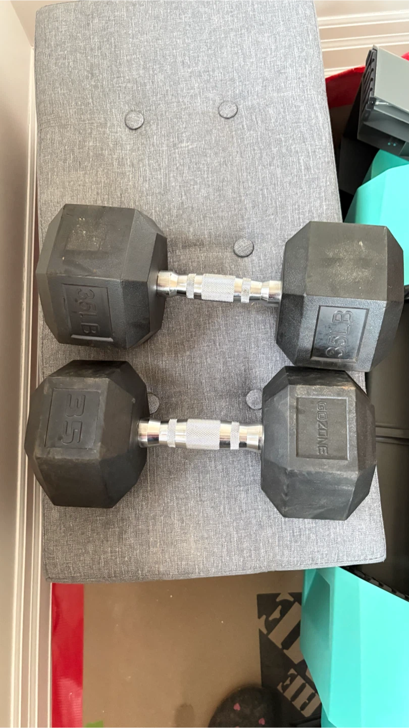GoZone 35 lb Dumbbells (Pair)