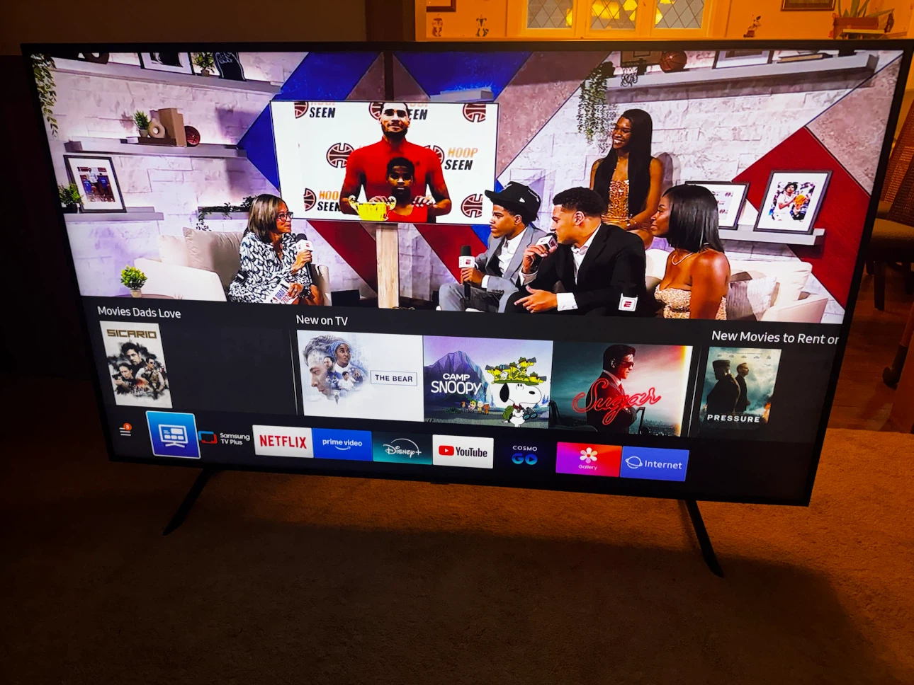 75” Samsung 4K Smart TV