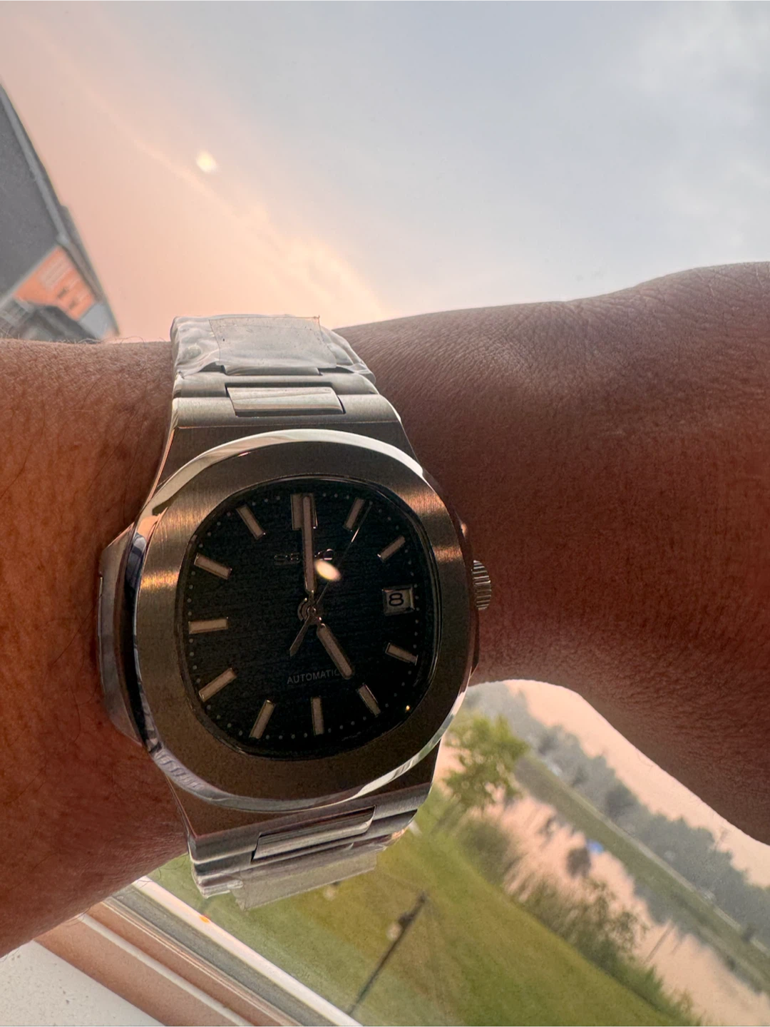 Seiko Mod Automatic Stainless Steel Watch - photo 3