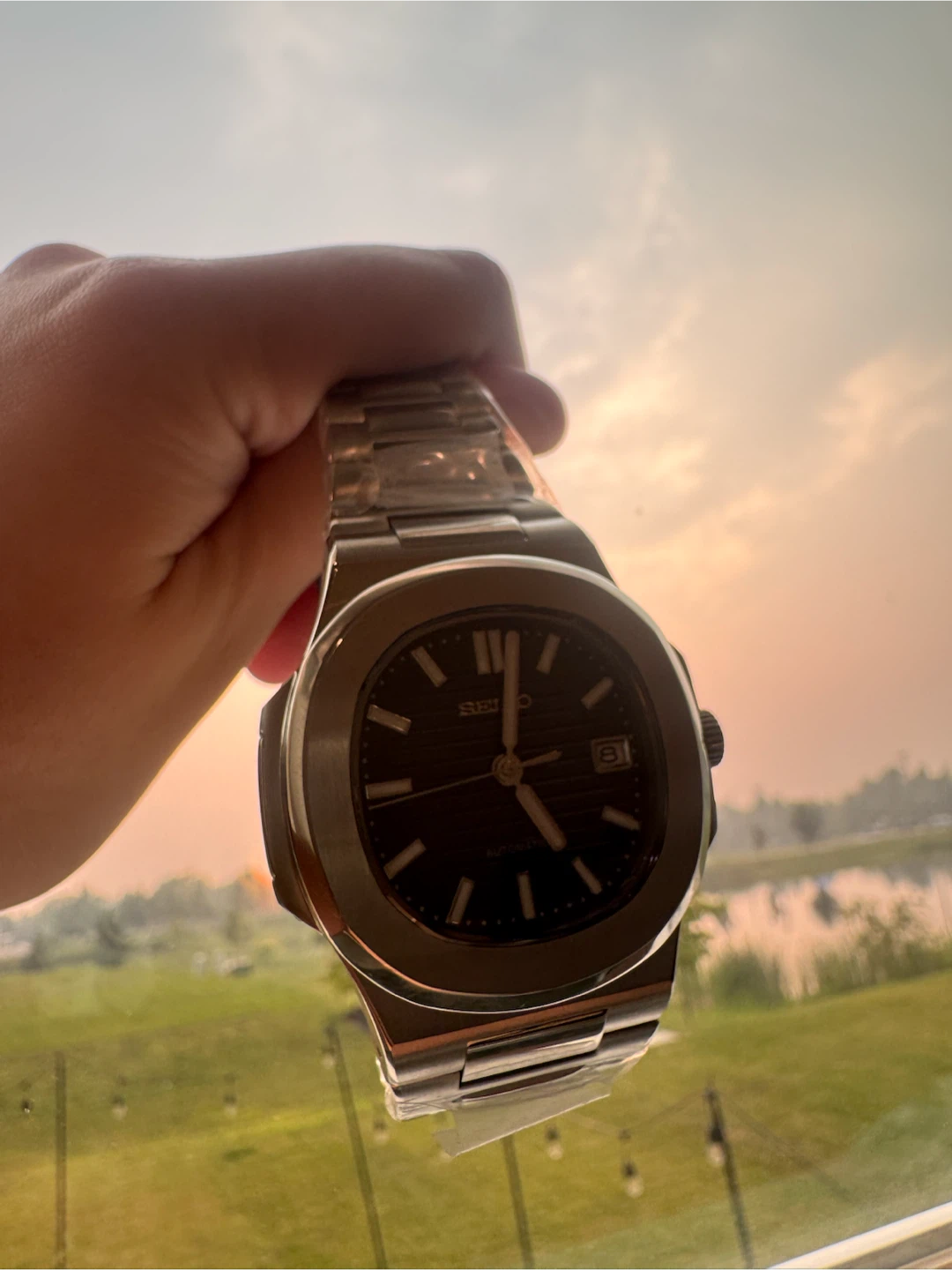 Seiko Mod Automatic Stainless Steel Watch - photo 5