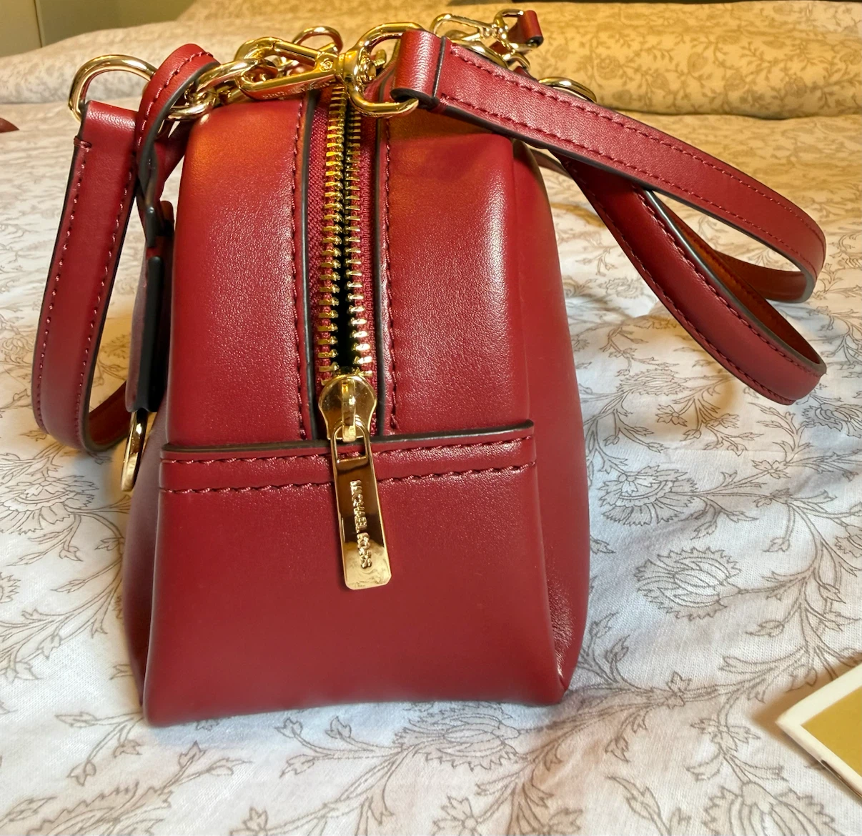 Michael Kors Red Leather Satchel Bag - photo 2