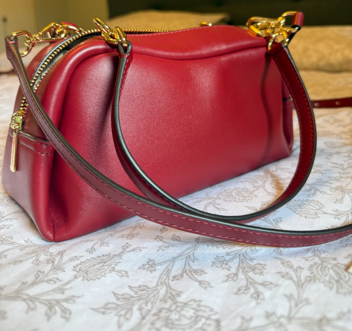 Michael Kors Red Leather Satchel Bag - photo 3