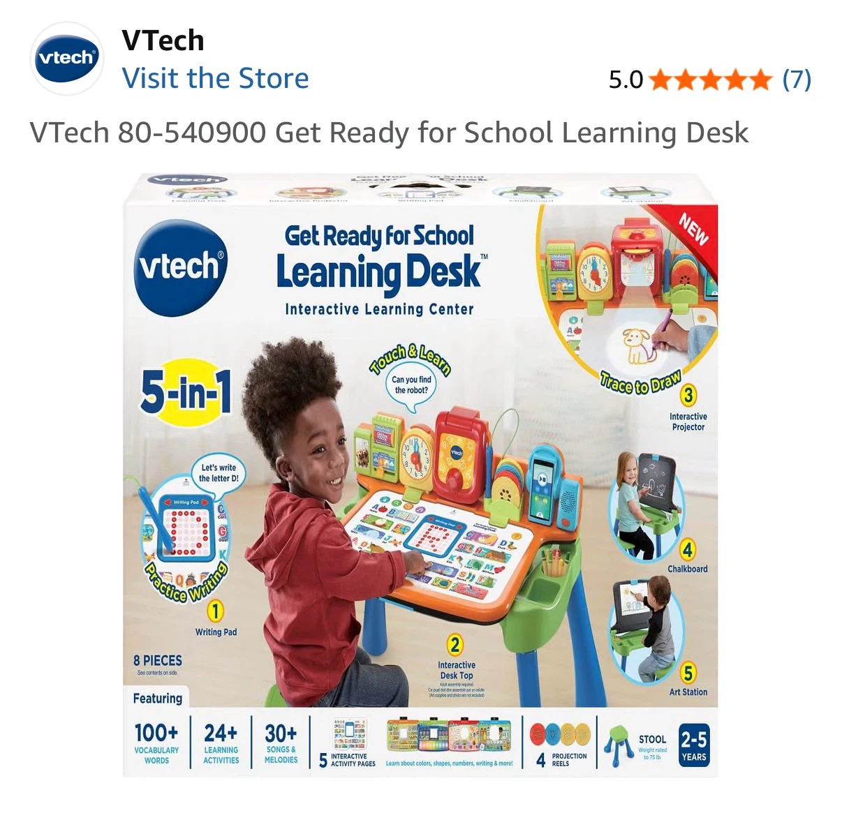 VTech Get Ready for School Learning Desk Interactive - photo 3