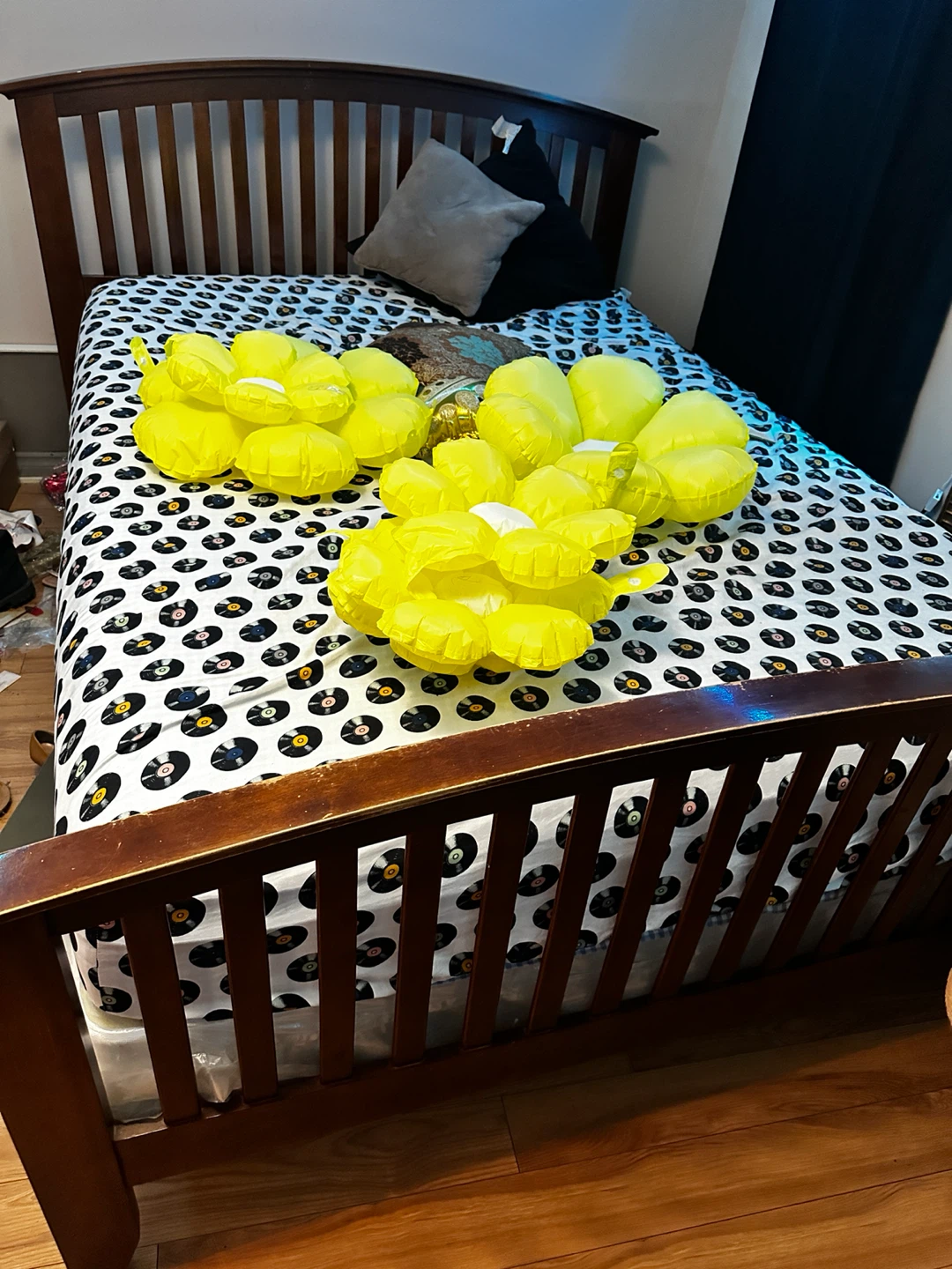 Queen Size Bed Frame with Headboard