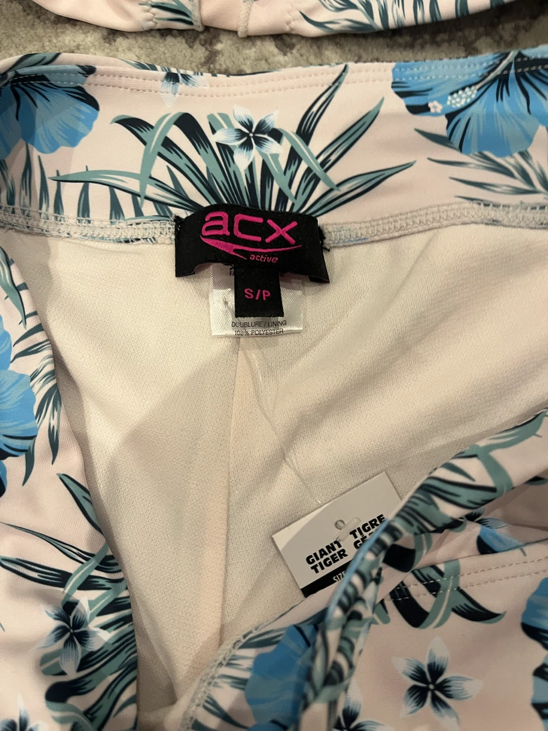 ACX Active Tropical Print Swimsuit Set S/P - photo 2
