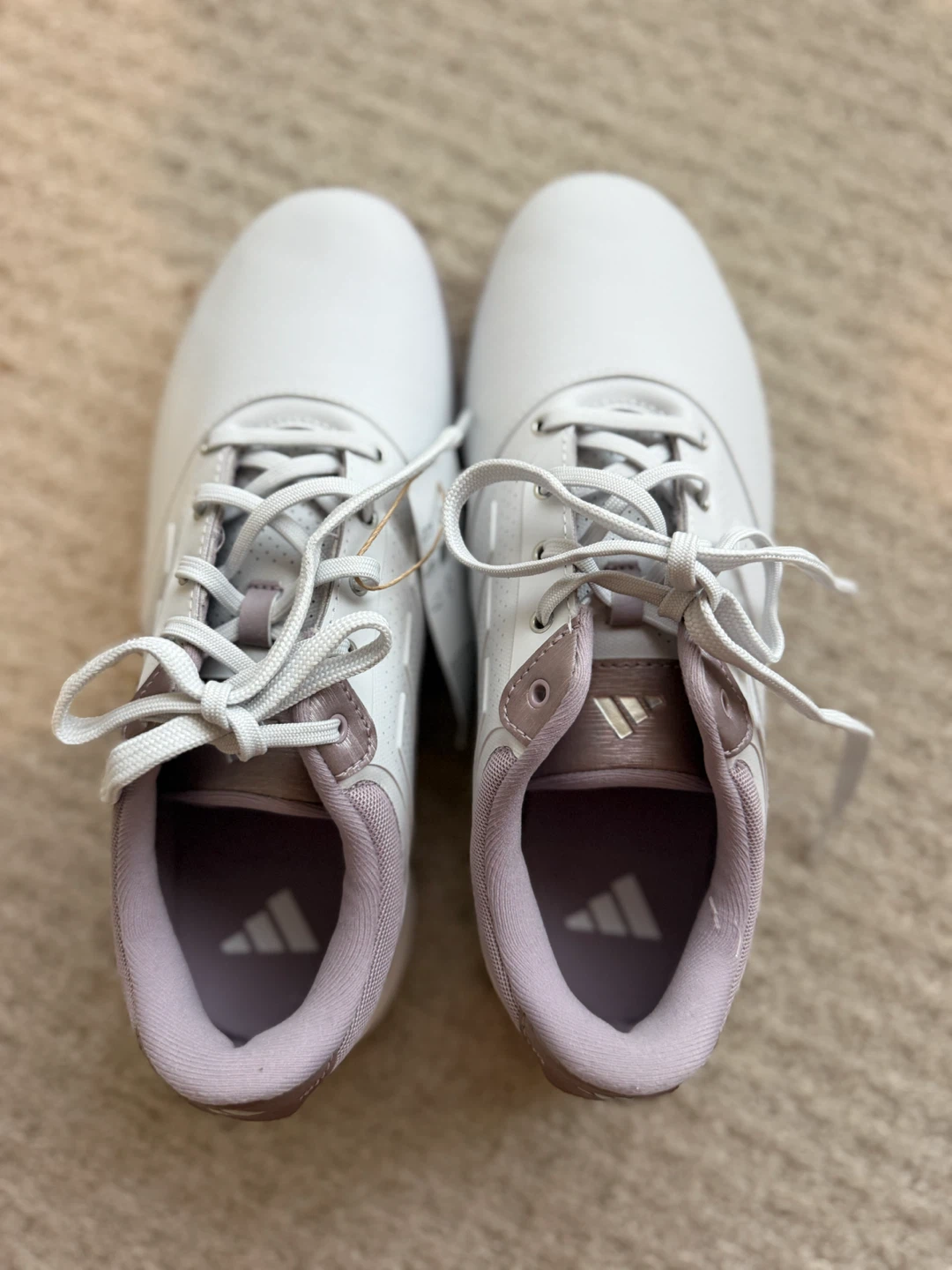 Adidas Women's Golf Shoes Size 7 White/Purple - photo 4