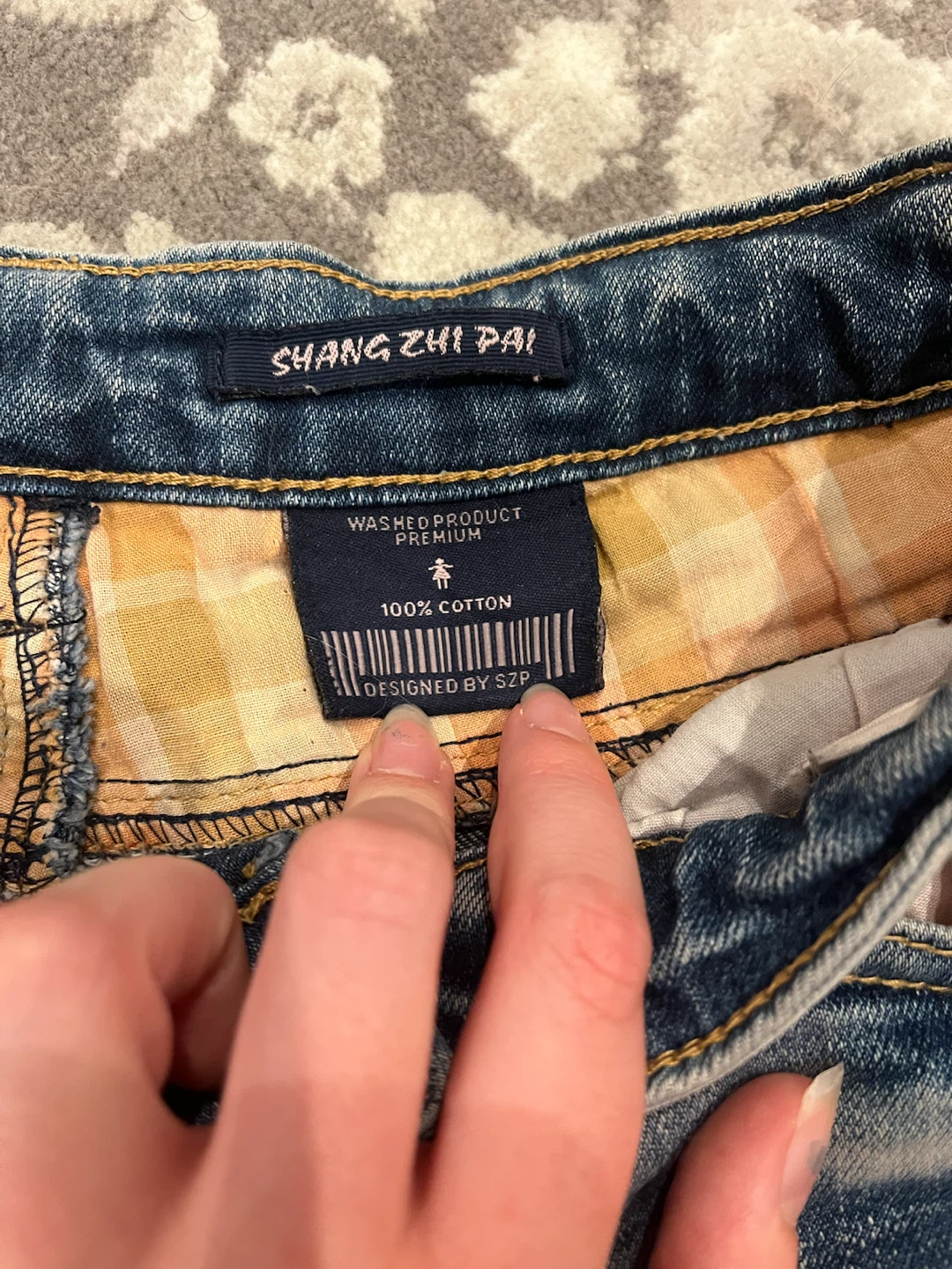 SHANG ZHI PAI Denim Shorts Size 27 - photo 3