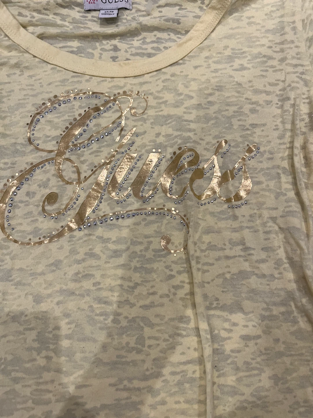 Yellow Guess T-Shirt - photo 3