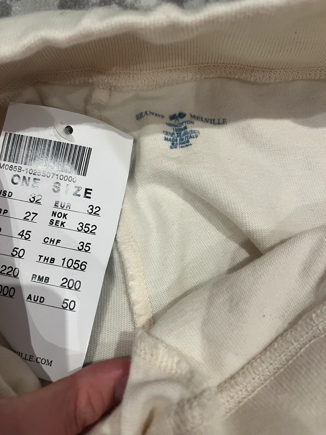 Brandy Melville Cream Sweatpants - photo 2