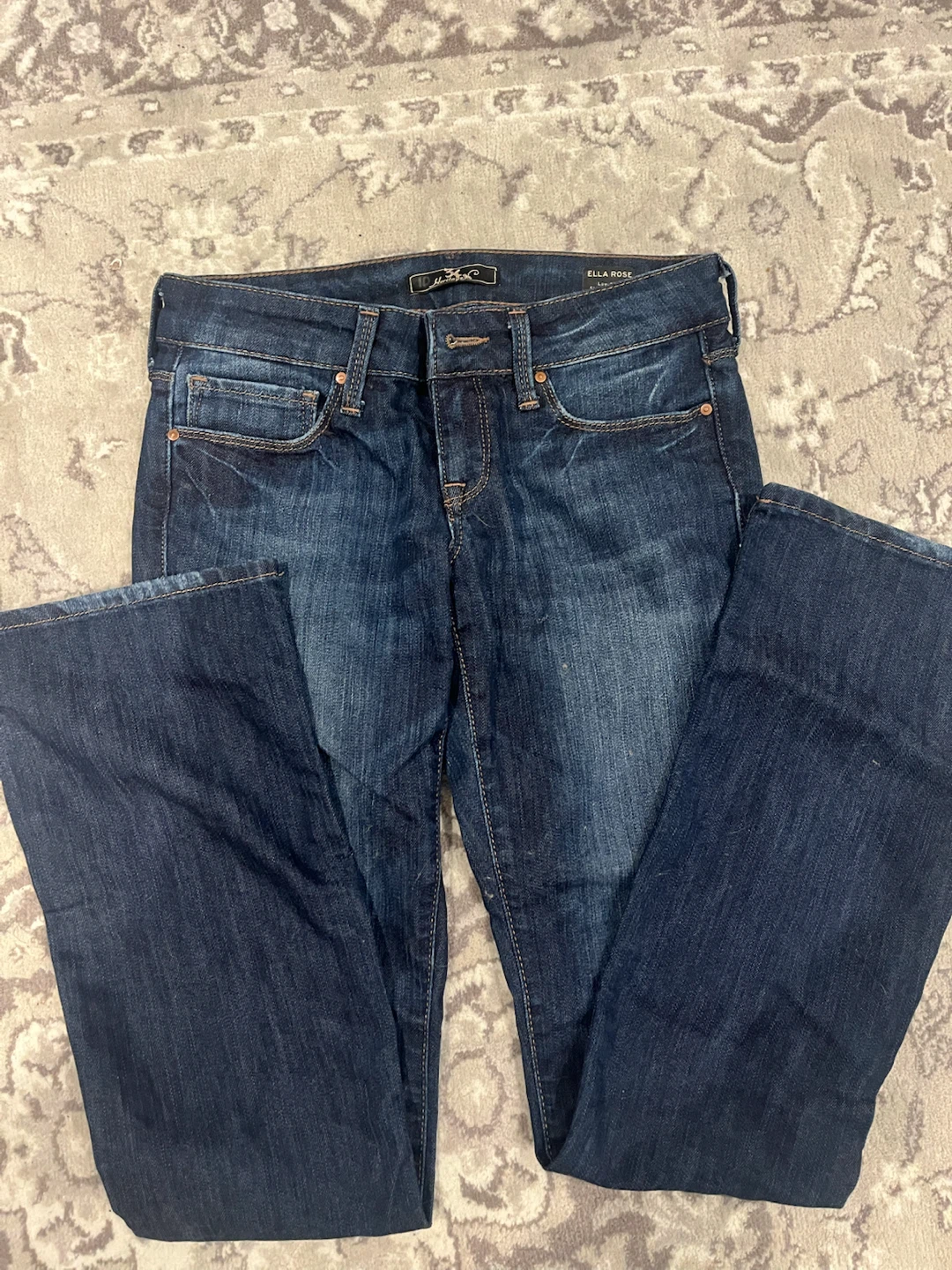 34 Heritage Ella Rose Skinny Boot-Cut Jeans