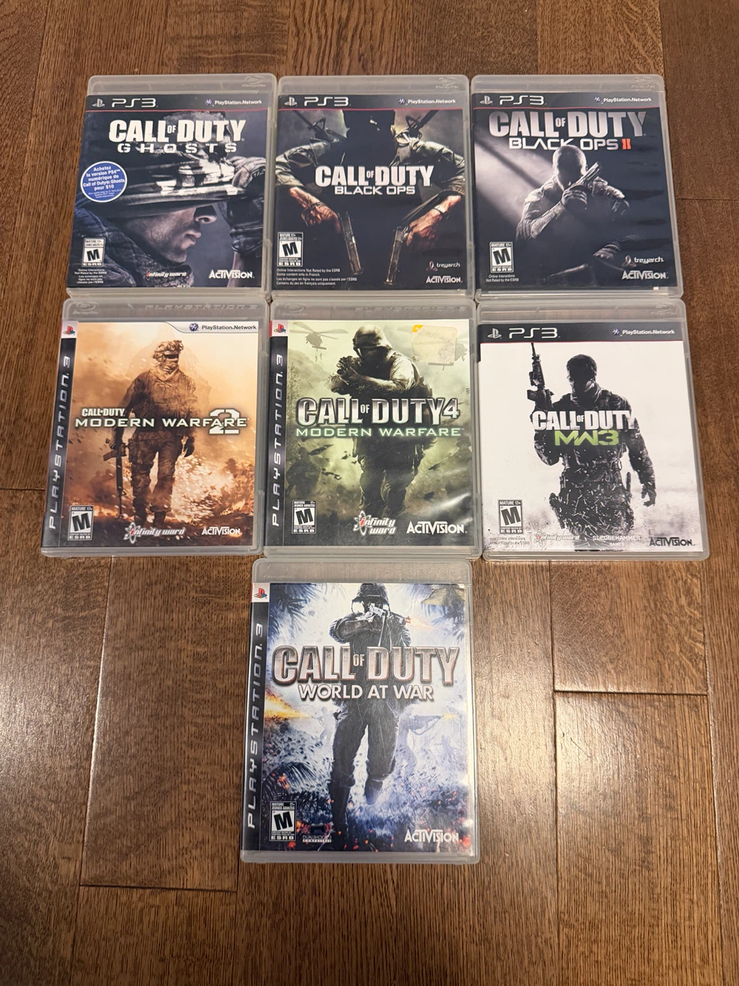 Call of Duty PS3 Games Collection