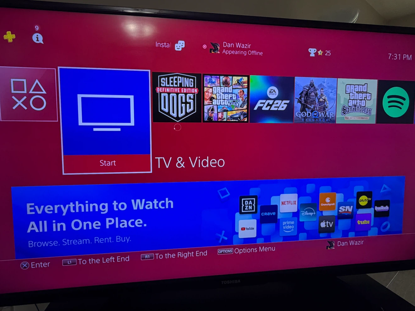 PlayStation 4 Pro Console with 2 Controllers and Games - photo 3
