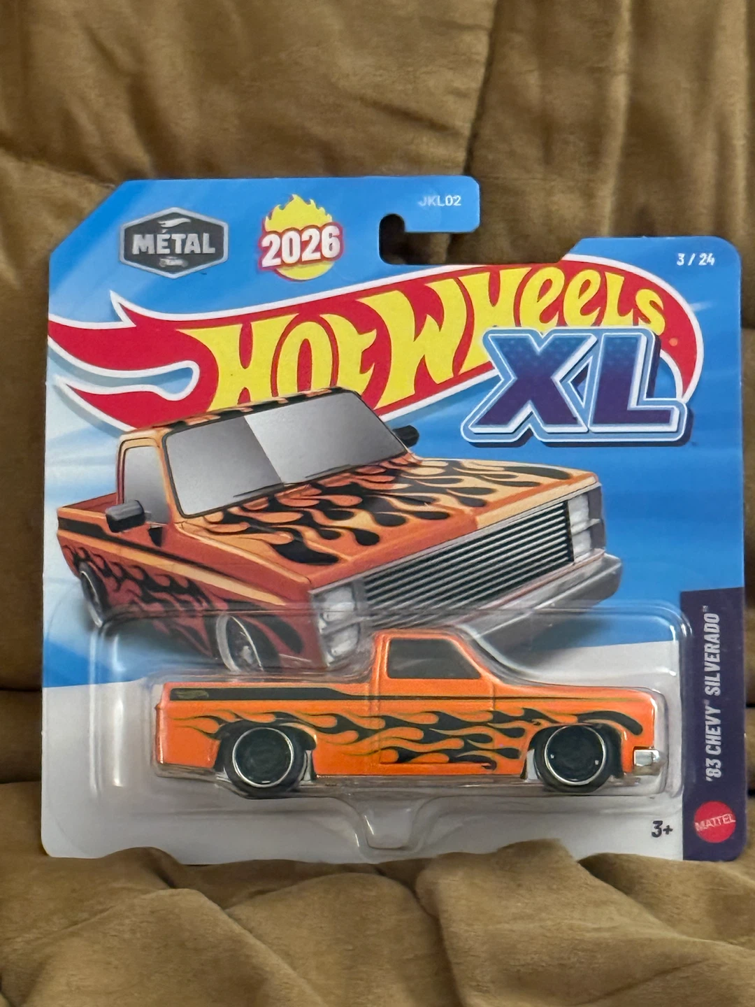 Hot Wheels XL '83 Chevy Silverado Toy Car
