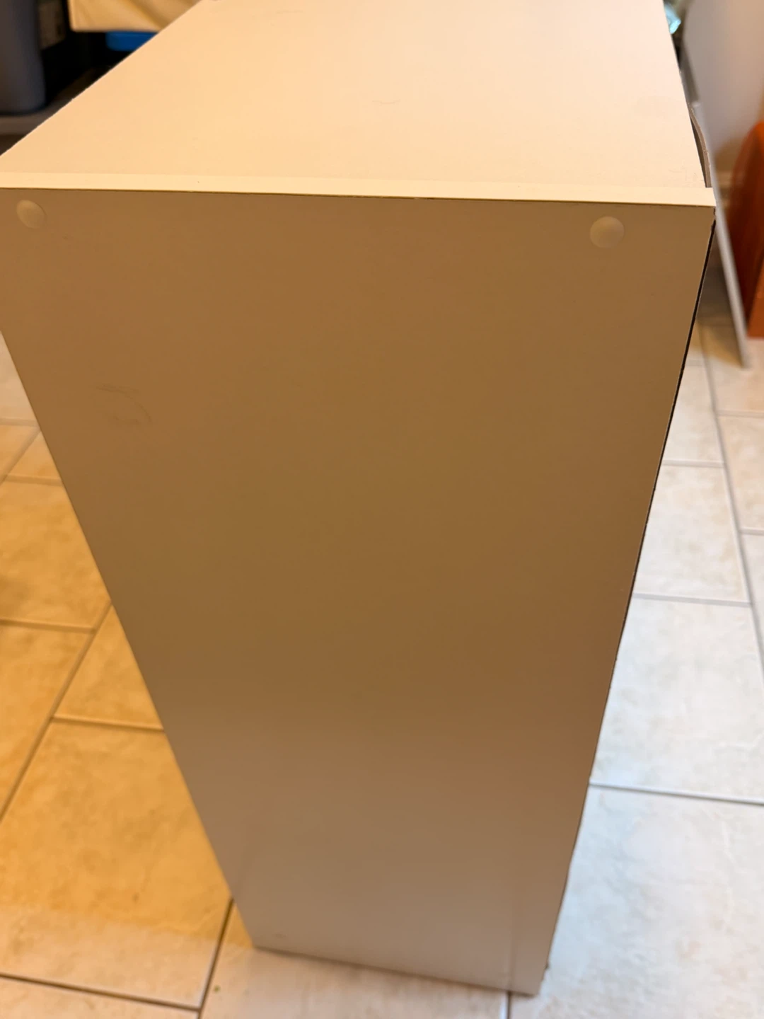 White 3-Shelf Bookshelf - photo 5